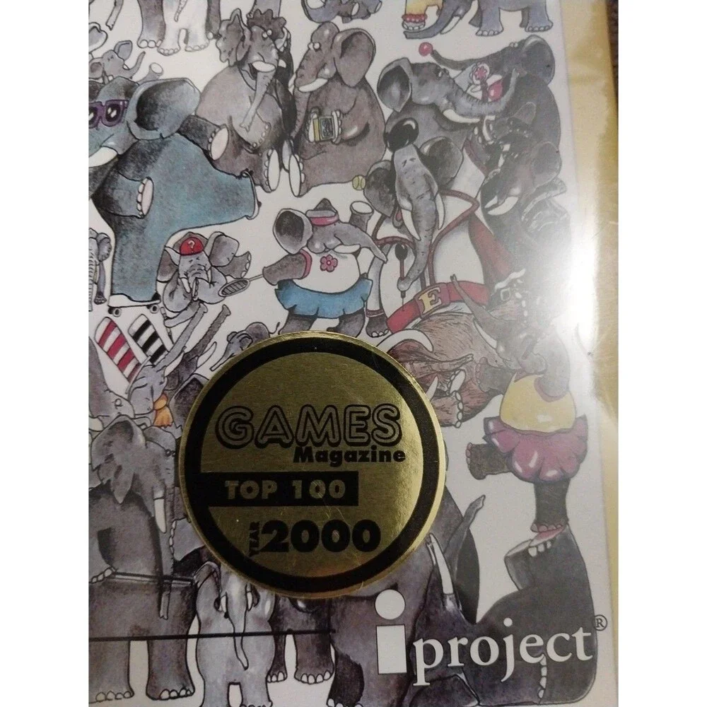 Tesselz One Hundred Elephants and a Mouse Puzzle Kevin Whitlark New Sealed 1998